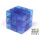小丸號 - 紳藍三階 - 3x3x3 - 紳藍軸心 - 透明藍