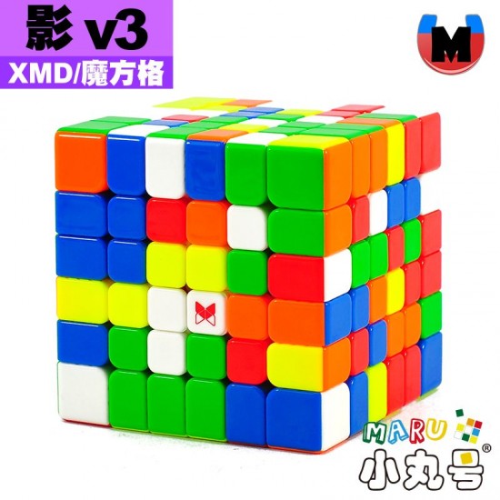 魔方格 - 6x6x6 - 影六階 v3 軸磁UV版 Shadow M