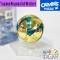 Calvin's - Traiphum Megaminx Ball Metallized Gold Embedded Clear Blue☆限量金球☆寶石透藍