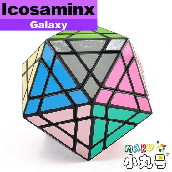 Galaxy - 異形方塊 - 正20面體 Icosaminx 黑