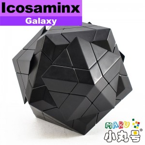 Galaxy - 異形方塊 - 正20面體 Icosaminx 黑
