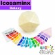 Galaxy - 異形方塊 - 正20面體 Icosaminx 原色/透紫
