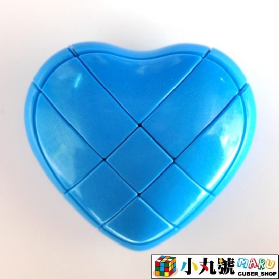 異形方塊 - 愛心方塊 - 藍色