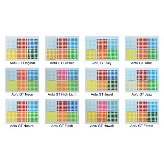 Cubesticker貼 - 7x7 - AoFu GT 傲賦GT全系列 (適用MF7S 冠賦)
