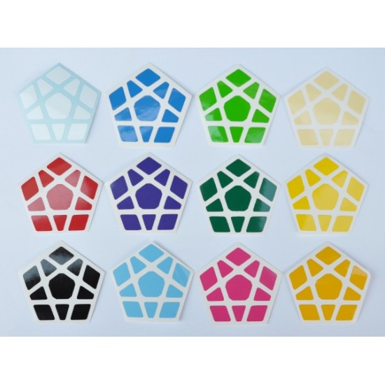 Cubesticker貼 - Megaminx - Mars