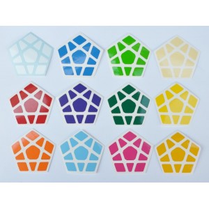 Cubesticker貼 - Megaminx - Moon