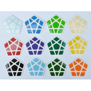 Cubesticker貼 - Megaminx - Pluto