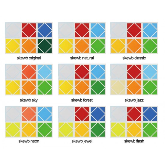 Cubesticker貼 - Skewb - Standard 全系列