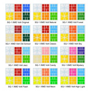 Cubesticker貼 - Square-1 - XMD 電Volt 全系列